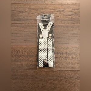 Edgy Chic Polka Dot Ladies Suspenders Belt Hook Buckle